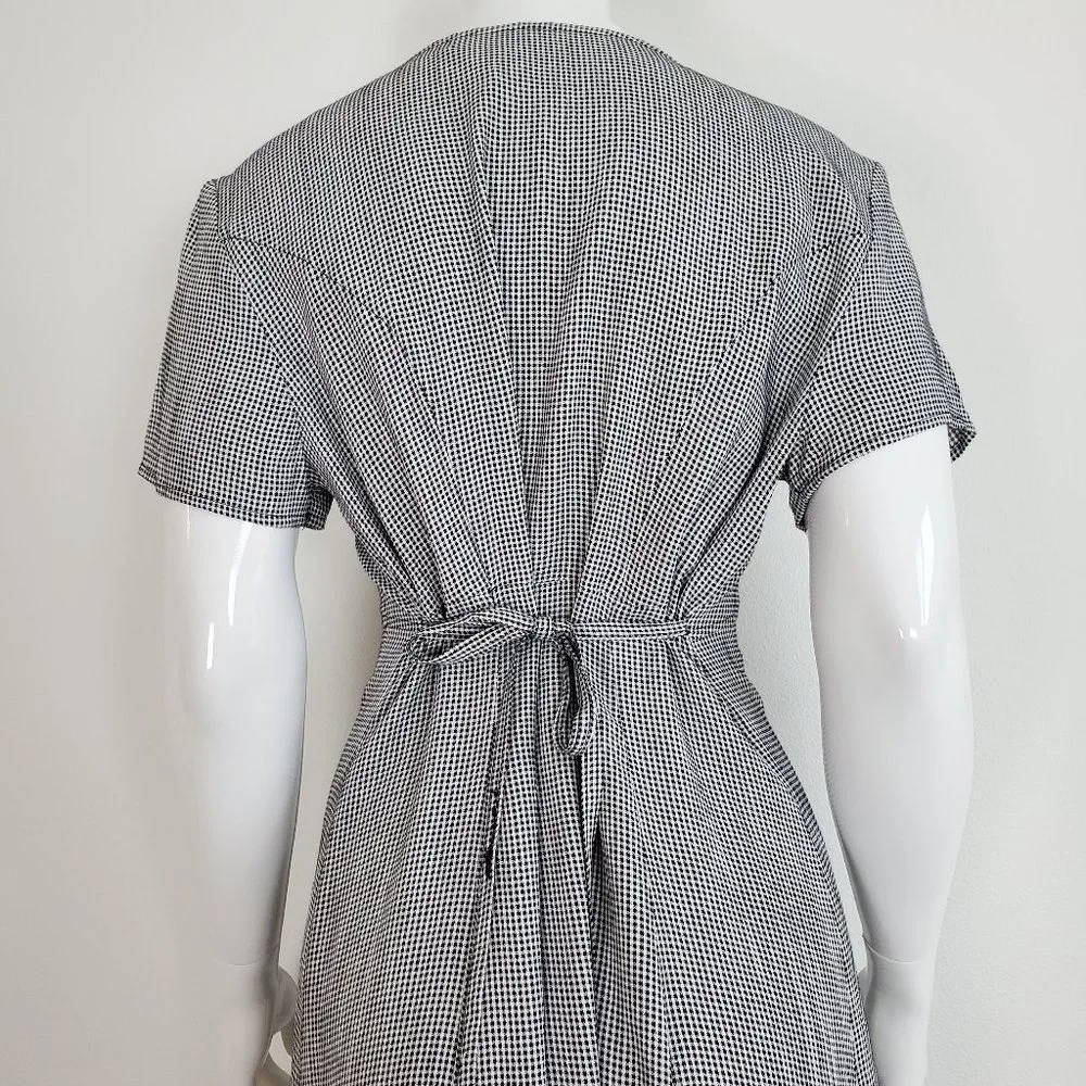 HELD Vintage 90's Black Gingham Maxi Dress - Picture 5 of 10